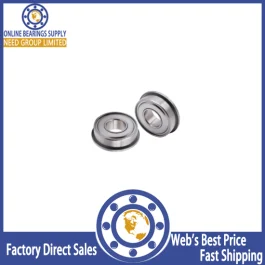 SSFR156 ZZ Deep Groove Ball Bearings Stainless Steel Flange Miniature Bearings 3.96748×7.9375×3.175mm